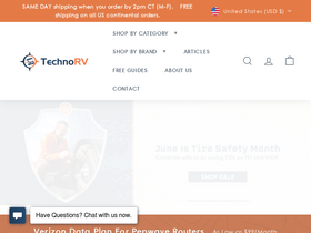 'technorv.com' screenshot