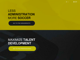 'prosoccerdata.com' screenshot