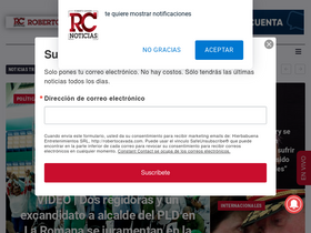 'robertocavada.com' screenshot