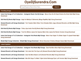 'oyedjsurendra.com' screenshot