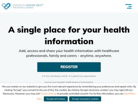 'patientsknowbest.com' screenshot