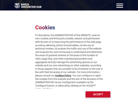 'barcainnovationhub.com' screenshot