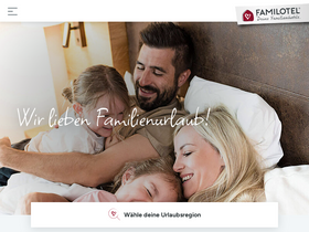 'familotel.com' screenshot