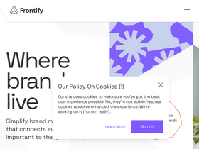 'frontify.com' screenshot