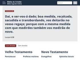 'bibliadocristao.com' screenshot