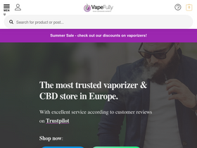 'vapefully.com' screenshot