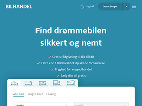 'bilhandel.dk' screenshot