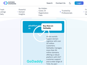 plushlyn.com homepage screenshot