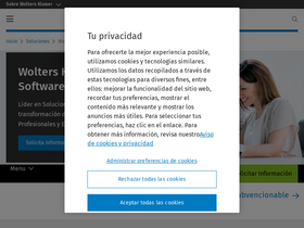 'wolterskluwer.es' screenshot