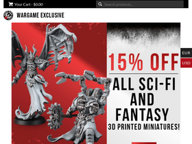 'wargameexclusive.com' screenshot