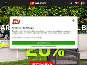 'hop-sport.de' screenshot