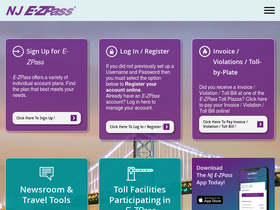 'ezpassnj.com' screenshot