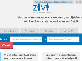 'zivi.be' screenshot