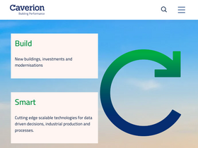 'caverion.com' screenshot