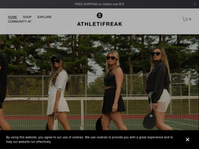 Athletifreak website screenshot