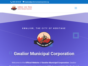 'gwaliormunicipalcorporation.org' screenshot