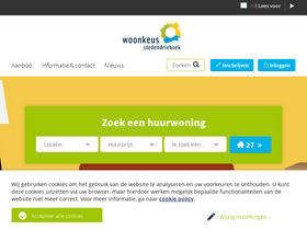 'woonkeus-stedendriehoek.nl' screenshot