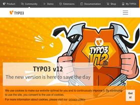 'typo3.org' screenshot