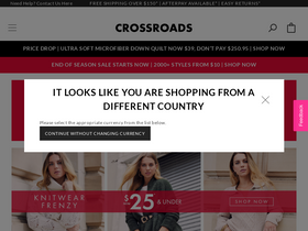 'crossroads.com.au' screenshot