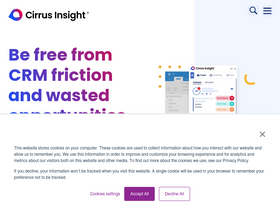 'cirrusinsight.com' screenshot