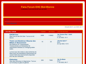 'ehcbforum.com' screenshot