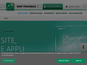 'bnpparibas.re' screenshot