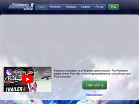 'pokemonshowdown.com' screenshot