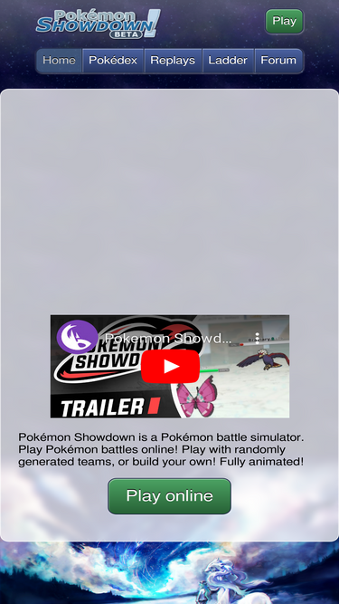 Pokémon Showdown  Battle simulator. Fully animated!