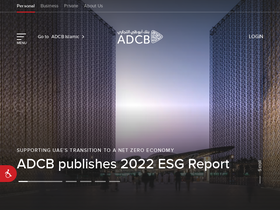 'adcb.com' screenshot