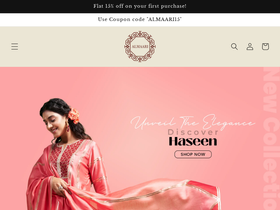 almaaribypooja.com homepage screenshot