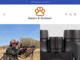 safarioptics.com homepage screenshot