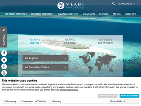 'vladi-private-islands.de' screenshot