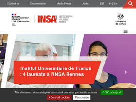 'insa-rennes.fr' screenshot