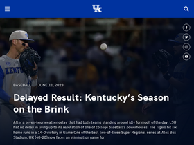 'ukathletics.com' screenshot