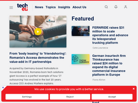 'tech.eu' screenshot