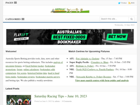 'aussportsbetting.com' screenshot
