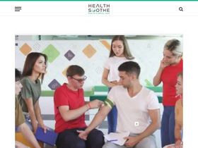 'healthsoothe.com' screenshot