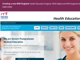 'severndeanery.nhs.uk' screenshot