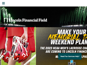 'events.lincolnfinancialfield.com' screenshot