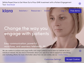 'klara.com' screenshot