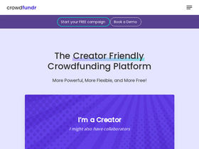 'crowdfundr.com' screenshot