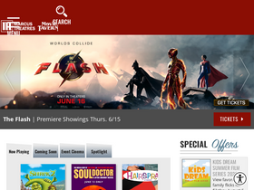 'marcustheatres.com' screenshot
