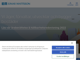 'einarmattsson.se' screenshot