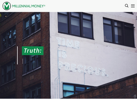 'millennialmoney.com' screenshot