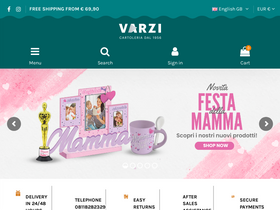 Cartoleriavarzi homepage screenshot