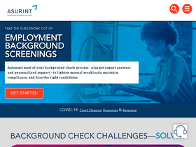 'asurint.com' screenshot