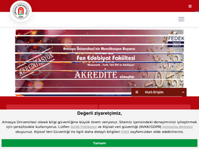 'takvim.amasya.edu.tr' screenshot