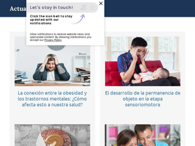 'actualidadenpsicologia.com' screenshot