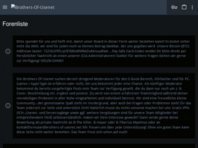 'brothers-of-usenet.net' screenshot