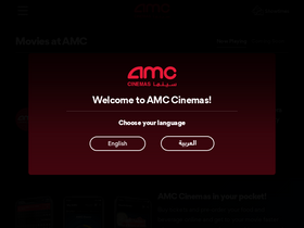 'amccinemas.com' screenshot